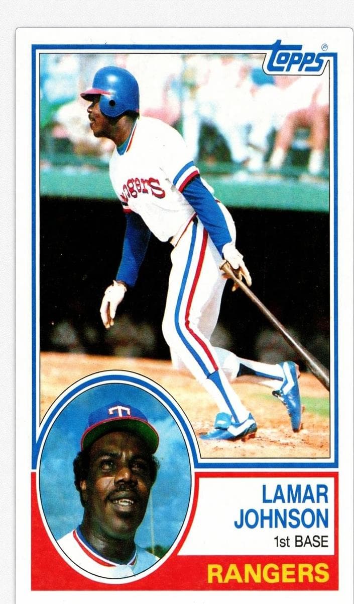Lamar Johnson trading card