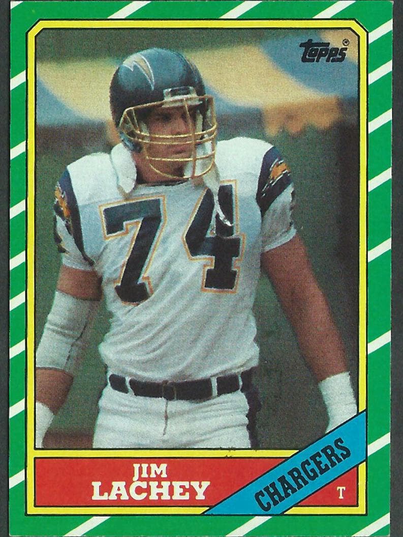 Jim Lachey trading card