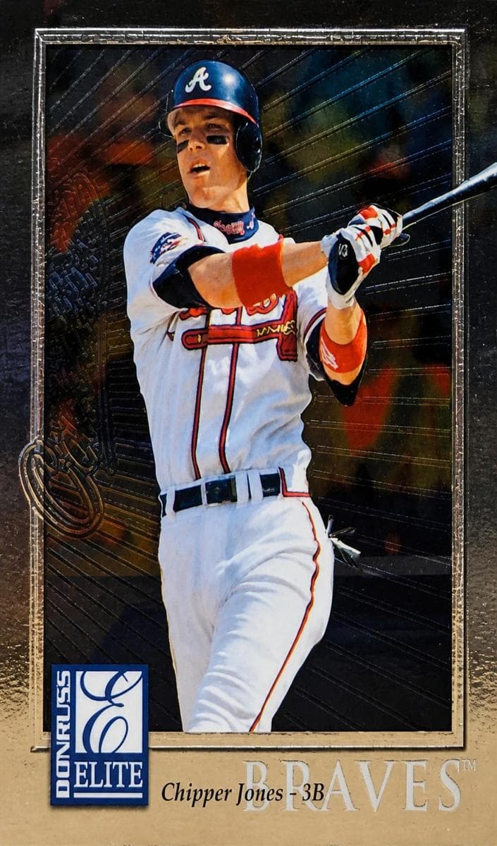 Chipper Jones 1998 panini Donruss Collections