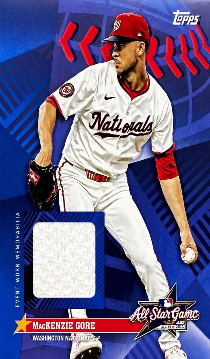MacKenzie Gore 2025 topps Update All Star Stitches
