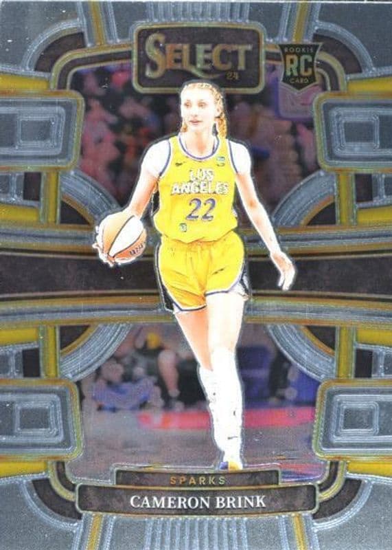 Cameron Brink 2024 panini Select WNBA Concourse Pink Ice