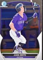 Juan Brito trading card