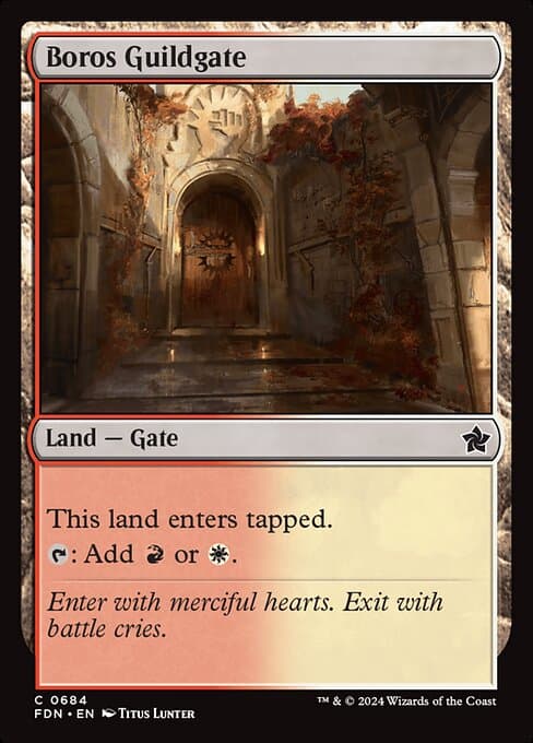 Boros Guildgate 2015 Magic: The Gathering Commander 2015