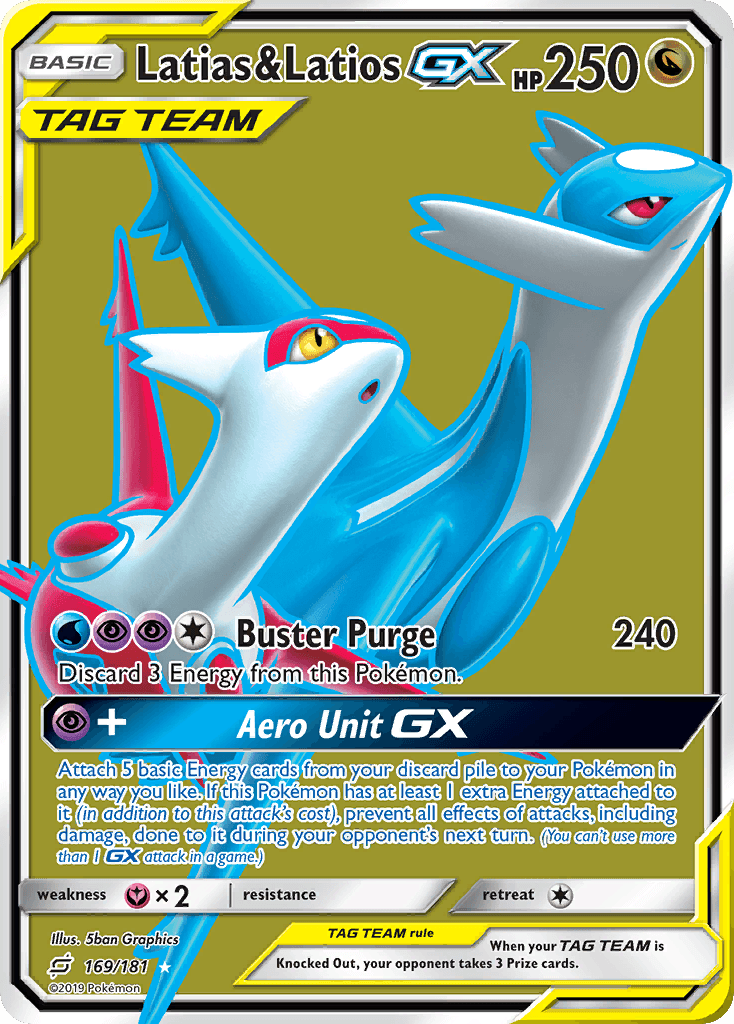 Latias & Latios GX 2019 Pokemon