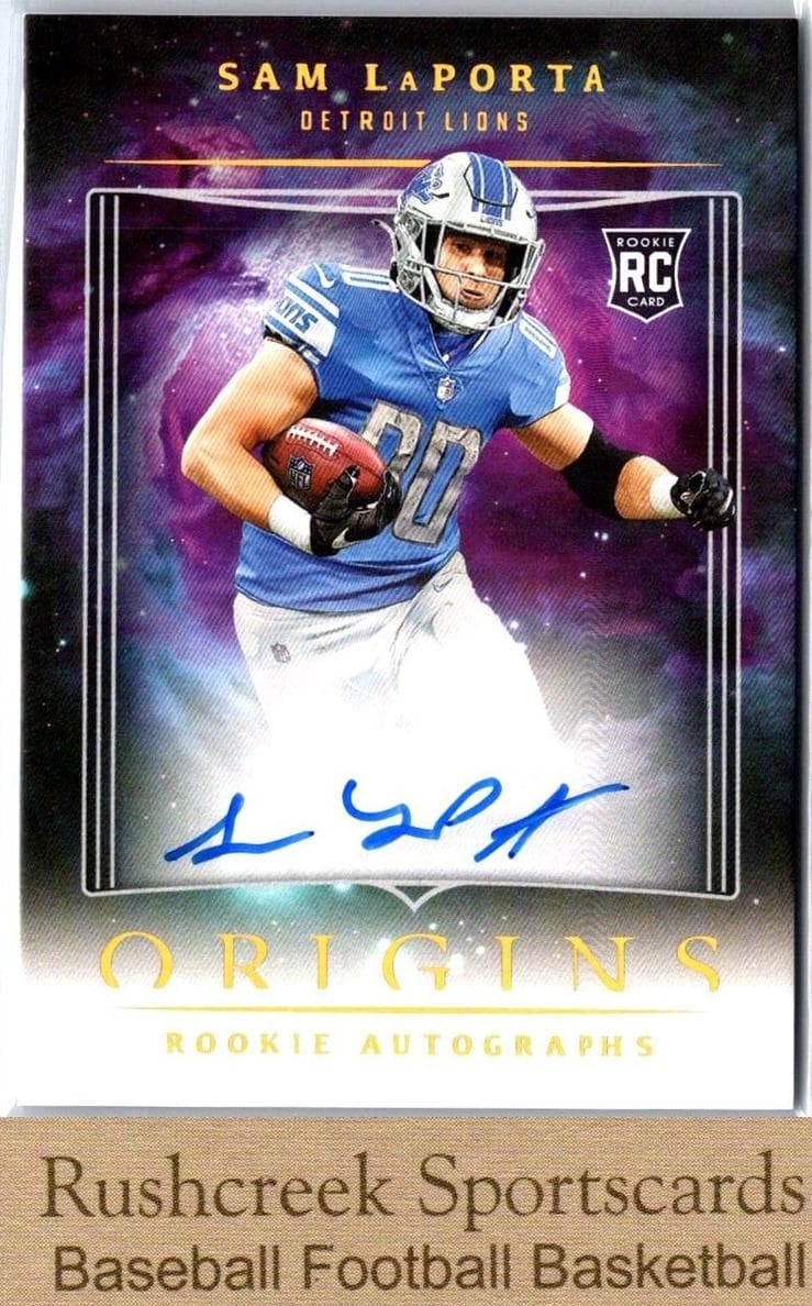 Sam LaPorta 2023 panini Origins Rookie Autographs