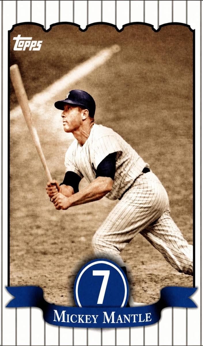 Mickey Mantle 2007 topps Topps Updates & Highlights