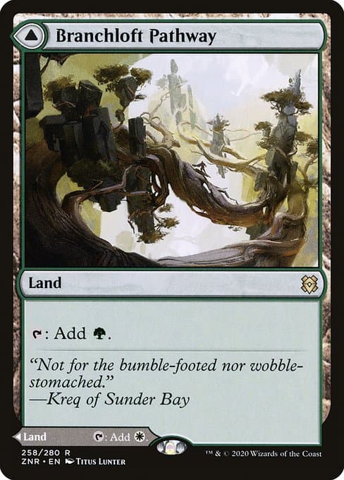 Branchloft Pathway & Boulderloft Pathway 2020 Magic: The Gathering Zendikar Rising