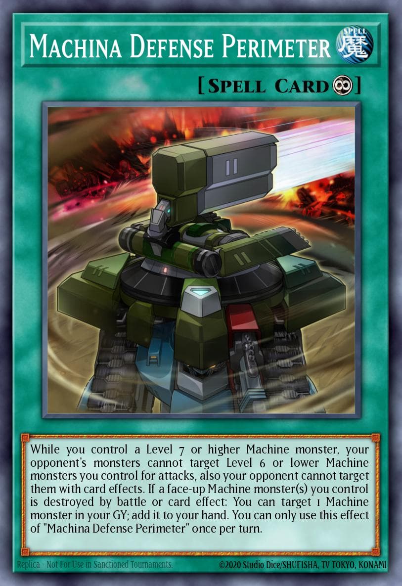 Machina Defense Perimeter 2020 Yu-Gi-Oh! Structure Deck: Mechanized Madness