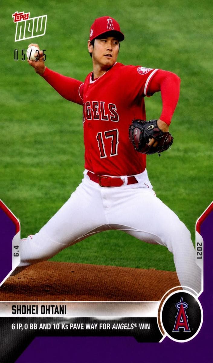 Shohei Ohtani 2021 topps