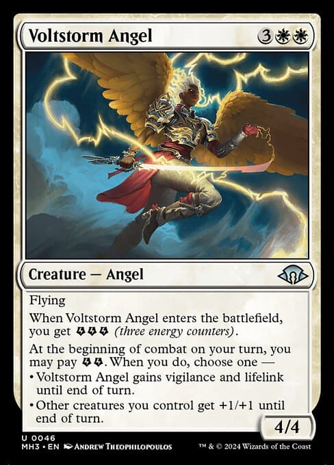 Voltstorm Angel 2024 Magic: The Gathering Modern Horizons 3 Foil
