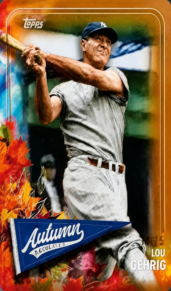 Lou Gehrig 2024 topps Topps Update