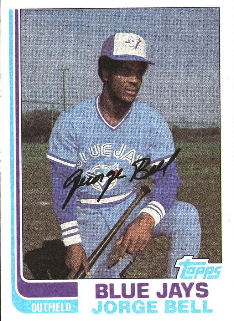 Jorge Bell trading card