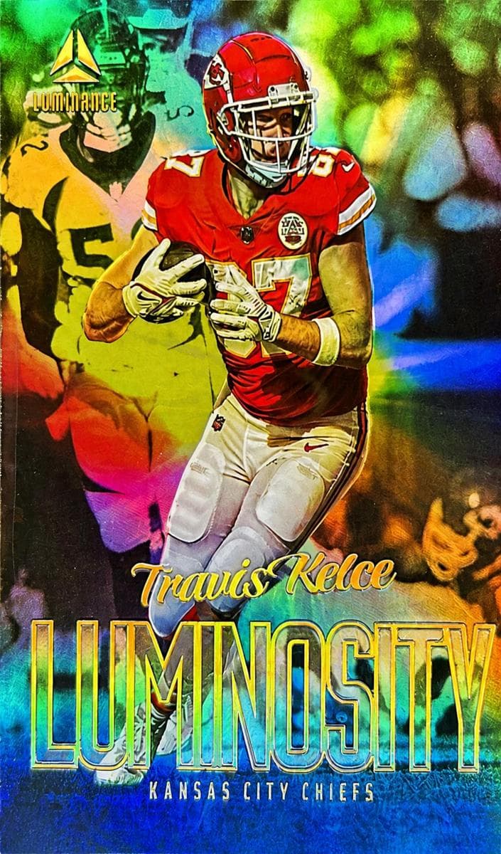 Travis Kelce 2023 panini Luminance Luminosity