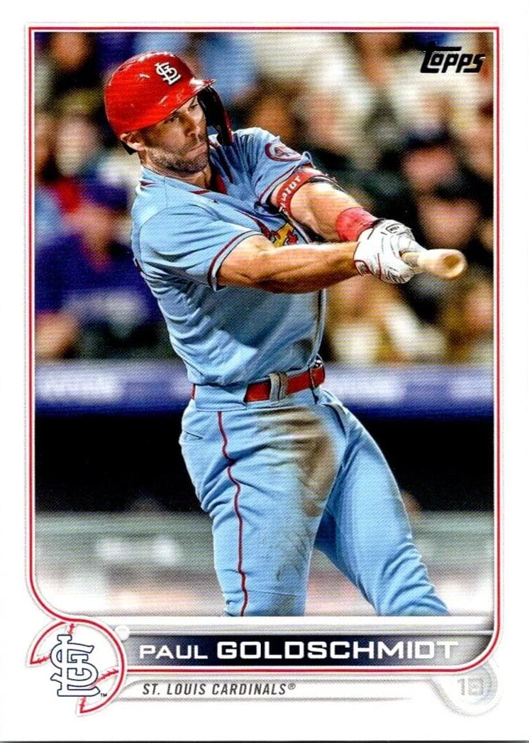 Paul Goldschmidt 2022 topps Topps Chrome Sapphire Edition