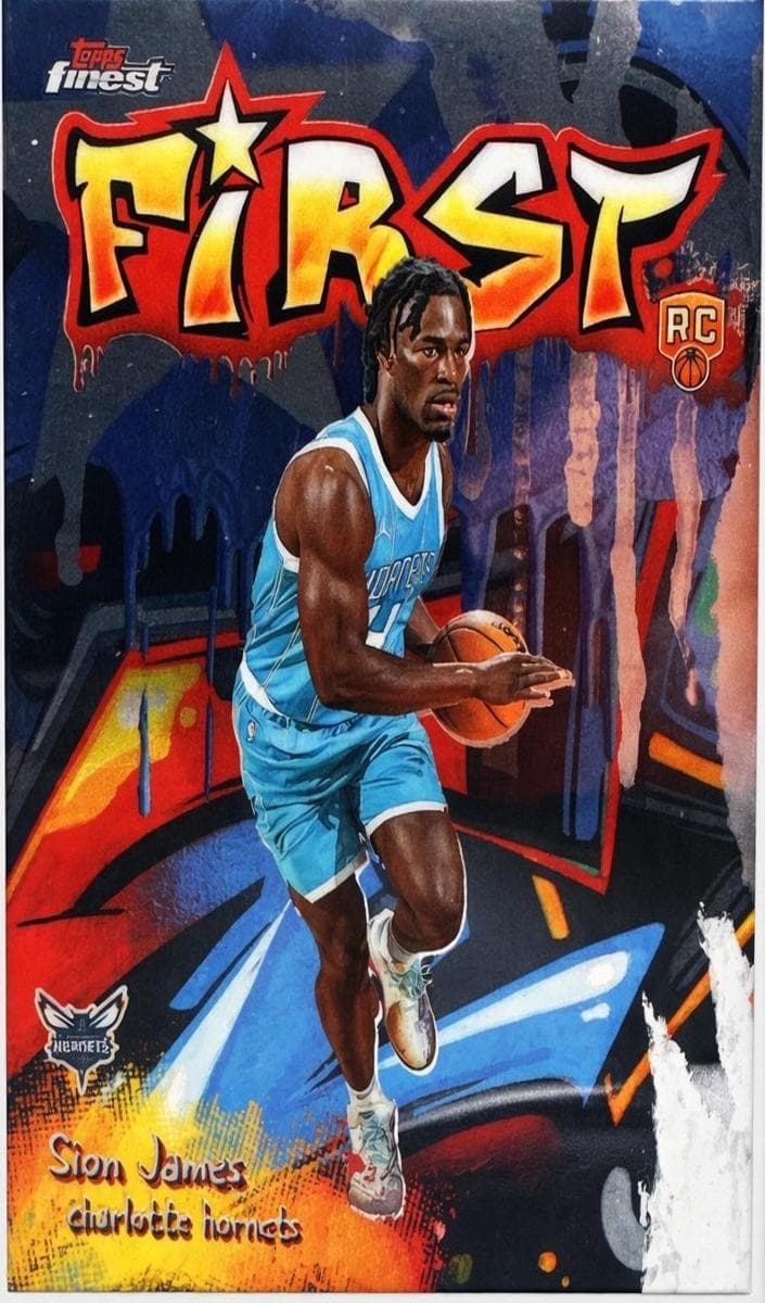 Sion James 2025 topps Topps Finest