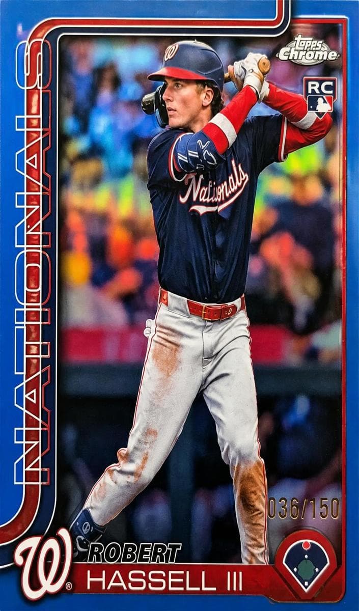 Robert Hassell III 2025 topps Topps Chrome Update