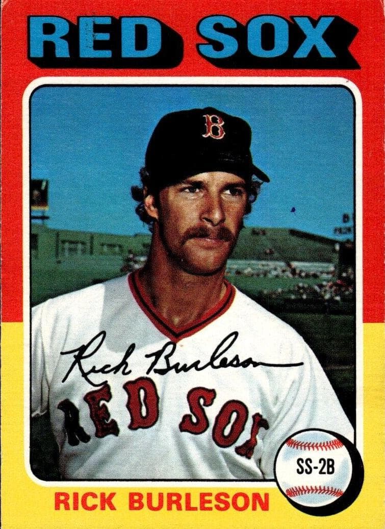 Rick Burleson 1975 topps O-Pee-Chee