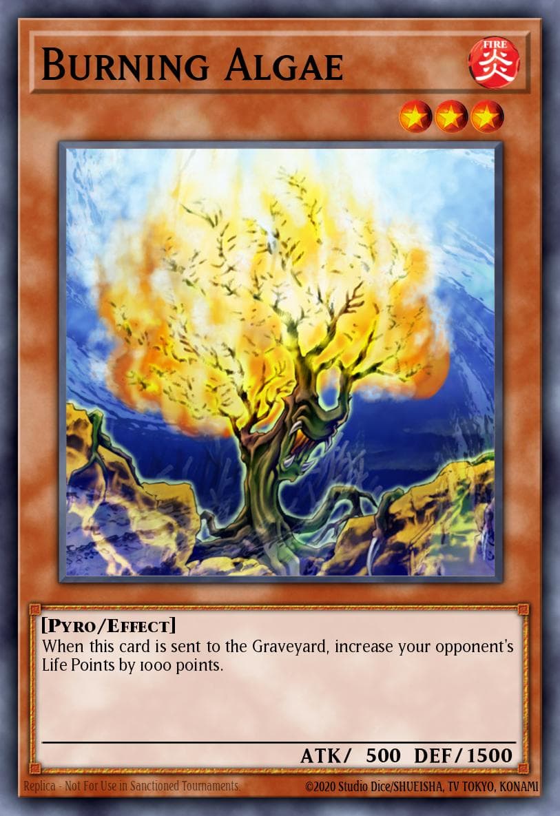 Burning Algae 2004 Yu-Gi-Oh! Invasion of Chaos