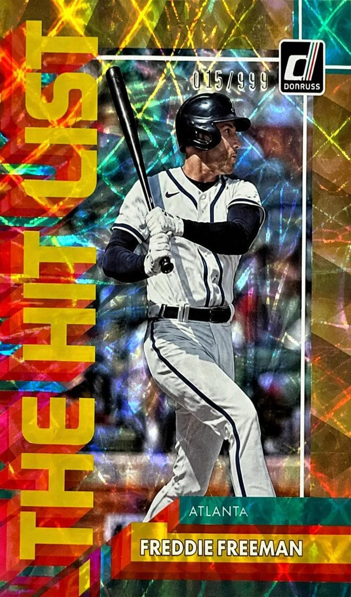 Freddie Freeman 2022 topps Topps Inception