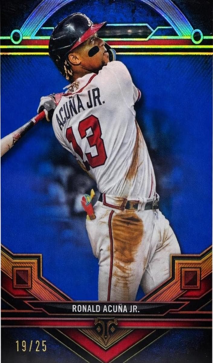 Ronald Acuña Jr. 2024 topps Topps Triple Threads