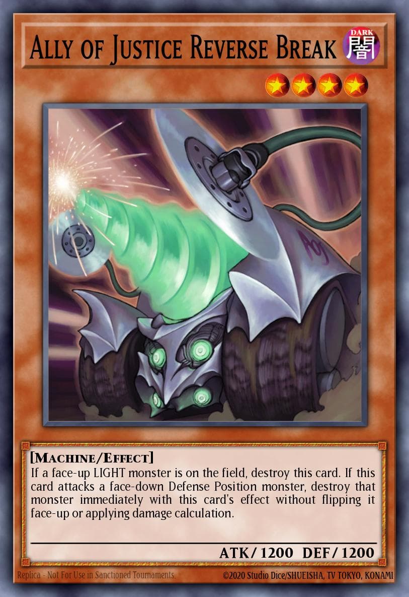 Ally of Justice Reverse Break 2010 Yu-Gi-Oh!
