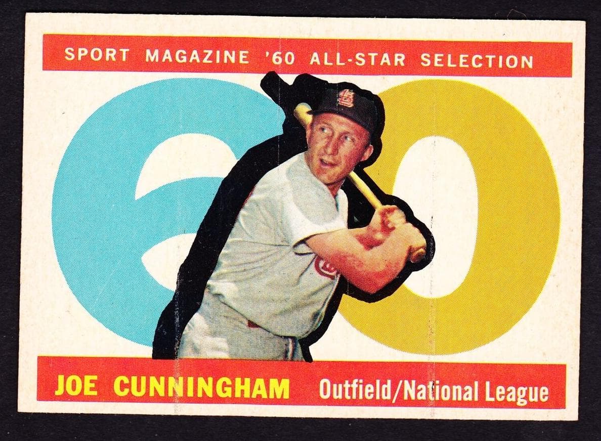 Joe Cunningham 1960 topps Topps