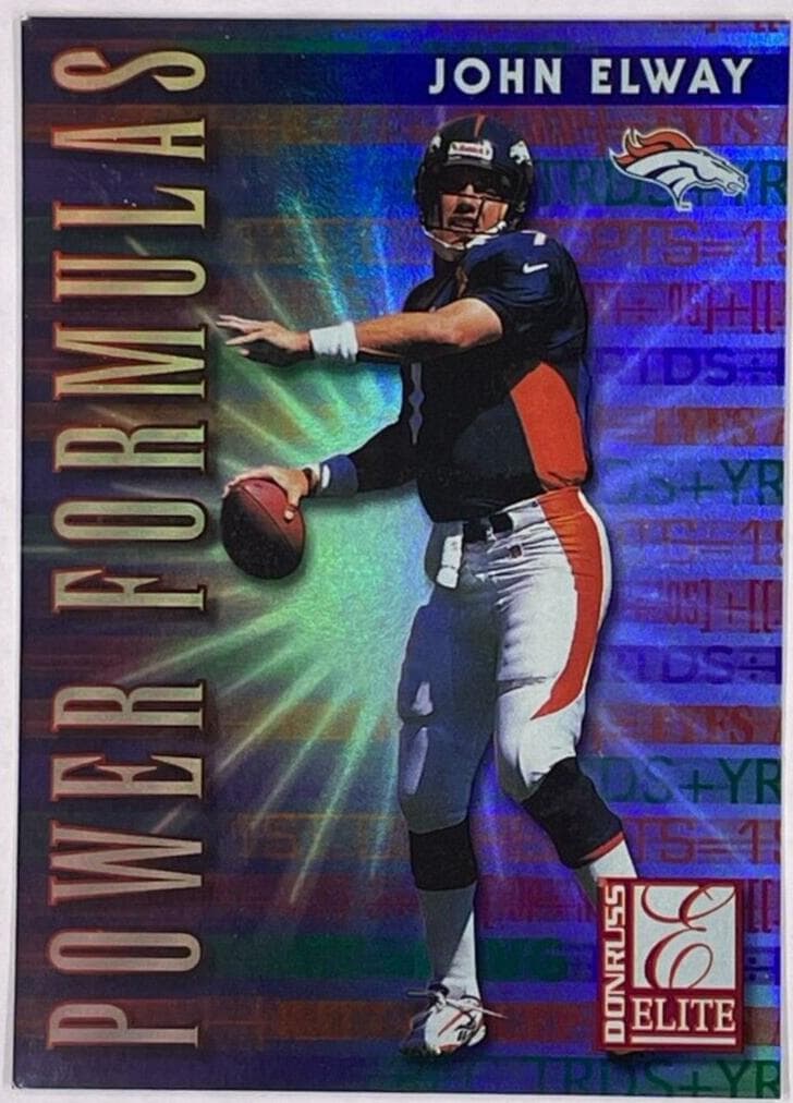 John Elway 1999 panini Donruss Elite