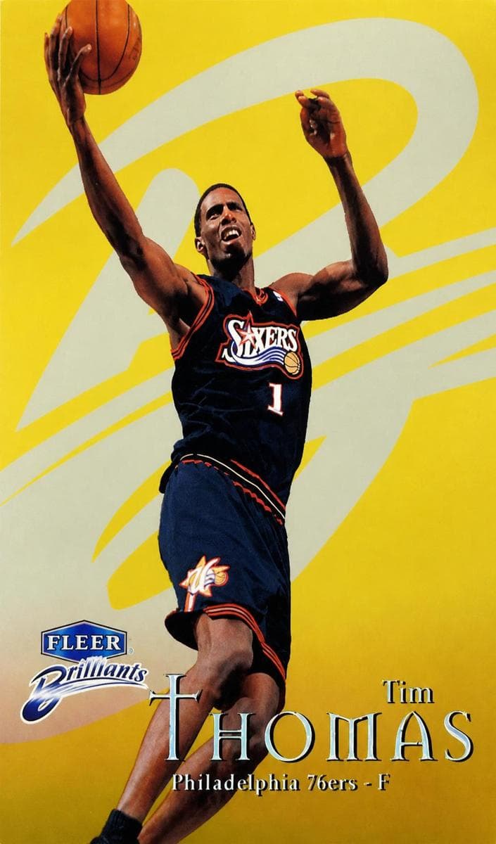 Tim Thomas 1998 fleer Brilliants