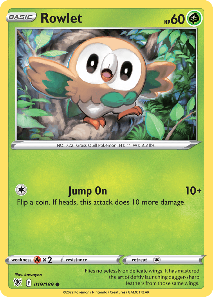Rowlet 2022 Pokemon
