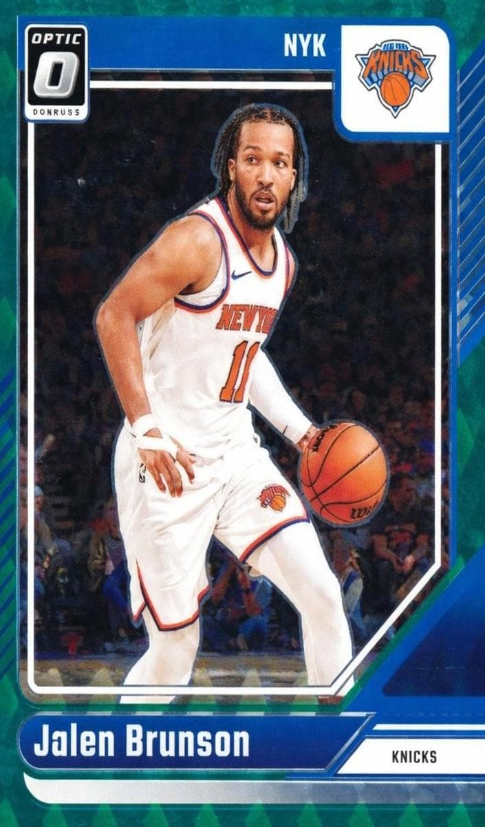 Jalen Brunson 2024 panini Donruss Optic