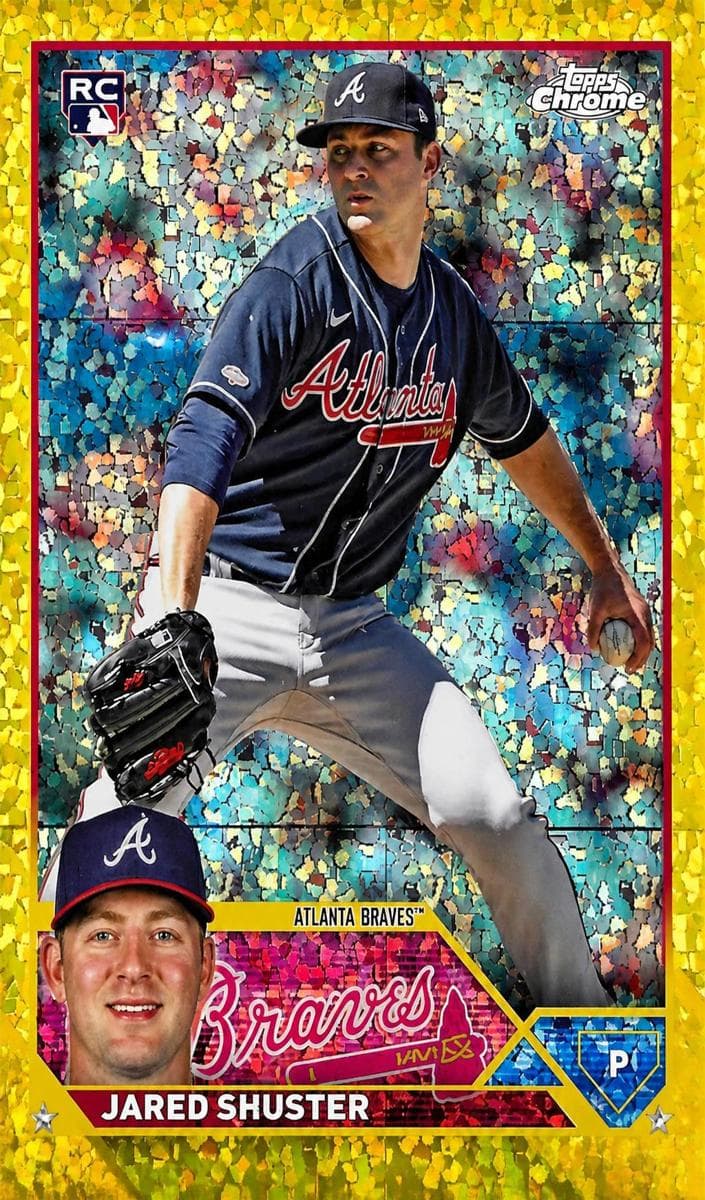 Jared Shuster 2023 topps Topps Chrome Update
