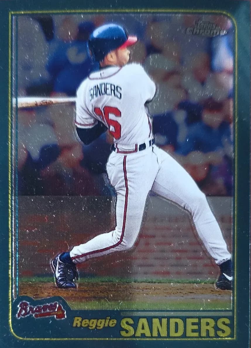 Reggie Sanders 2001 topps Topps Chrome