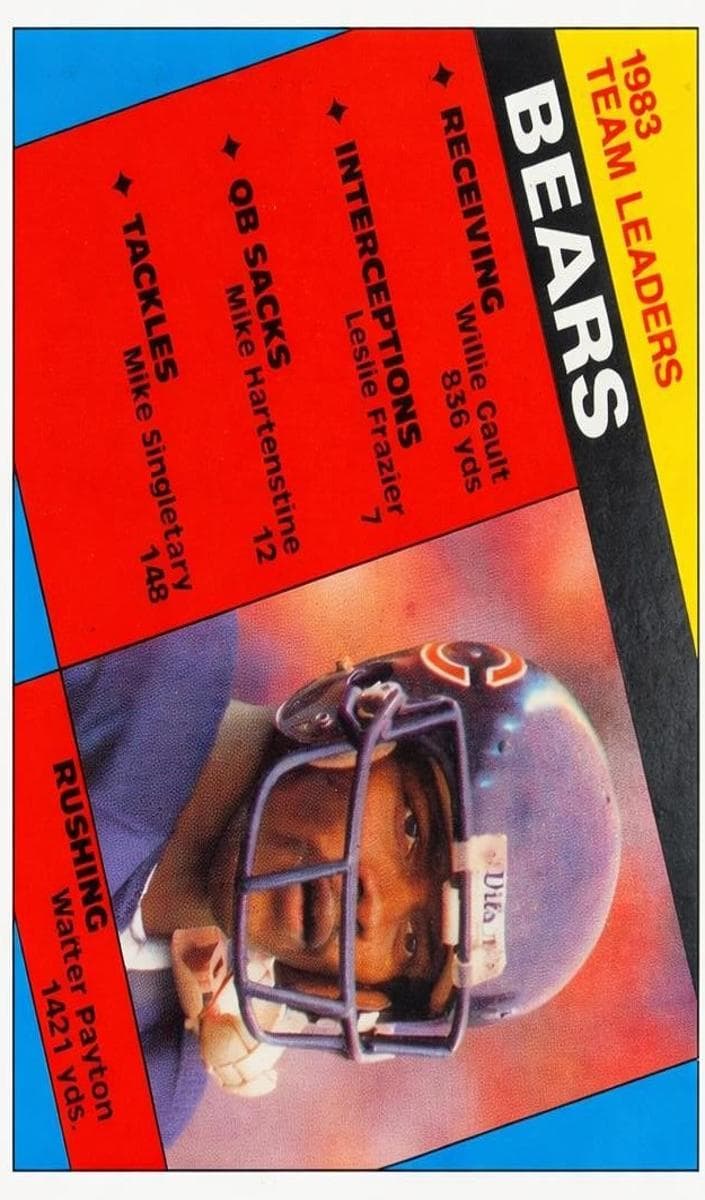 Bears Team Leaders - Walter Payton #221