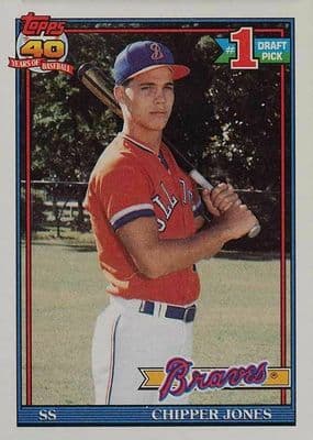 Chipper Jones trading card