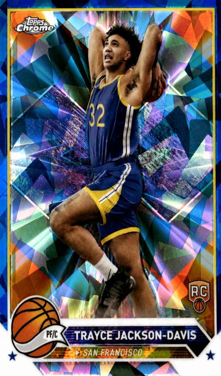 Trayce Jackson-Davis 2023 topps Topps Chrome Sapphire Edition