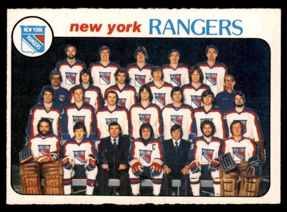 New York Rangers 1978 topps O-Pee-Chee