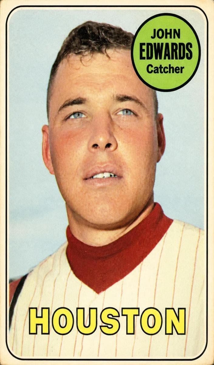 Johnny Edwards 1969 topps O-Pee-Chee