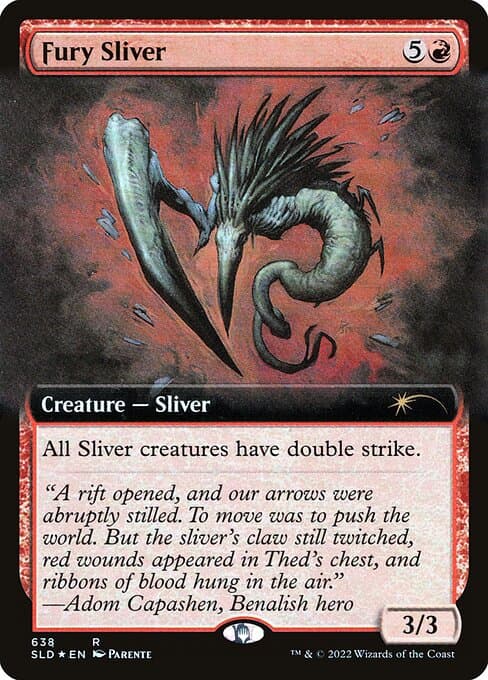 Fury Sliver 2019 Magic: The Gathering Secret Lair Drop