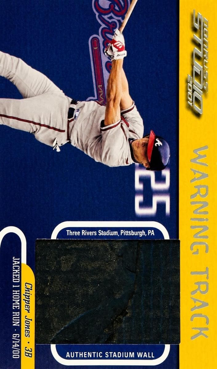 Chipper Jones 2001 panini Donruss Studio