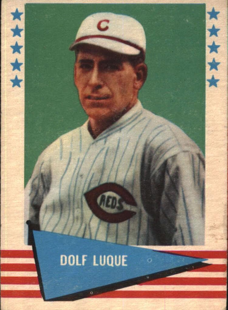 Dolf Luque 1961 fleer Fleer Baseball Greats