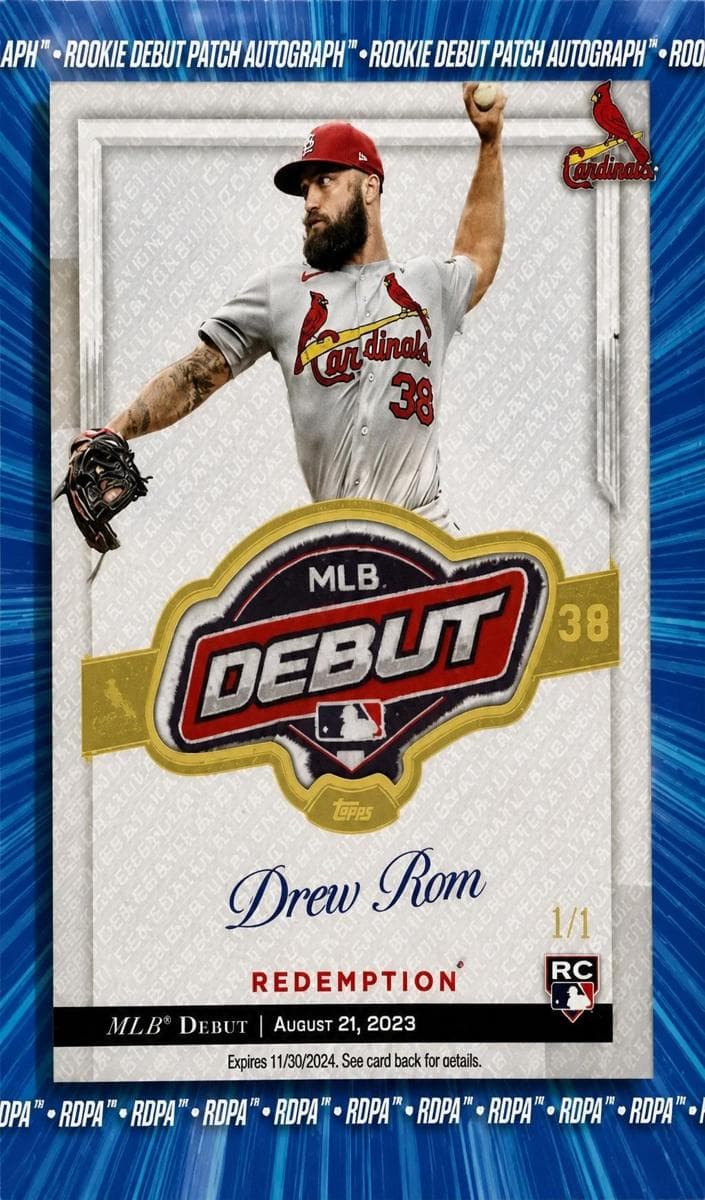 Drew Rom 2024 topps Topps Chrome Update