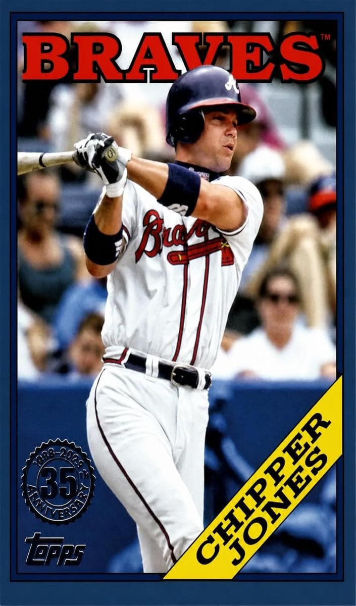 Chipper Jones 2023 topps Topps
