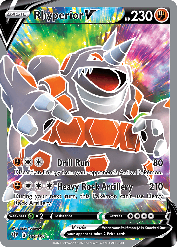 Rhyperior V 2020 Pokemon Japanese Infinity Zone