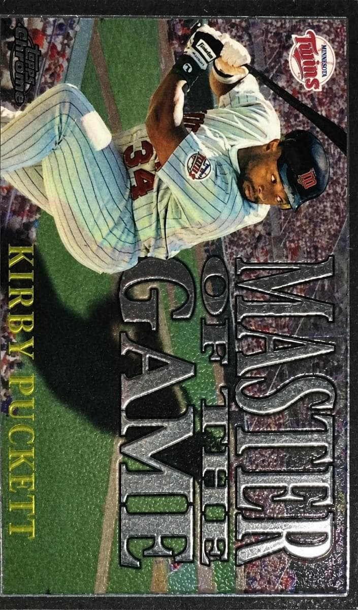 Kirby Puckett 1996 topps Topps Chrome
