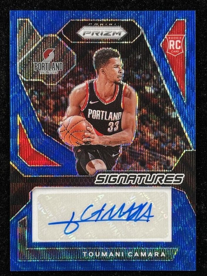 Toumani Camara trading card