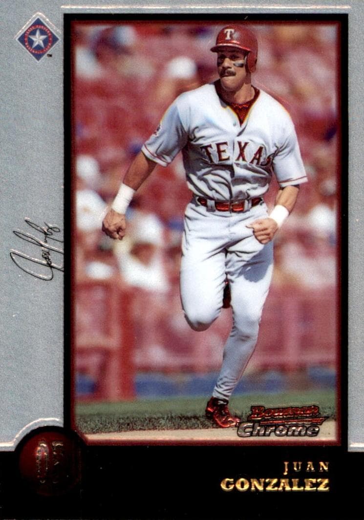 Juan Gonzalez 1998 bowman Bowman Chrome