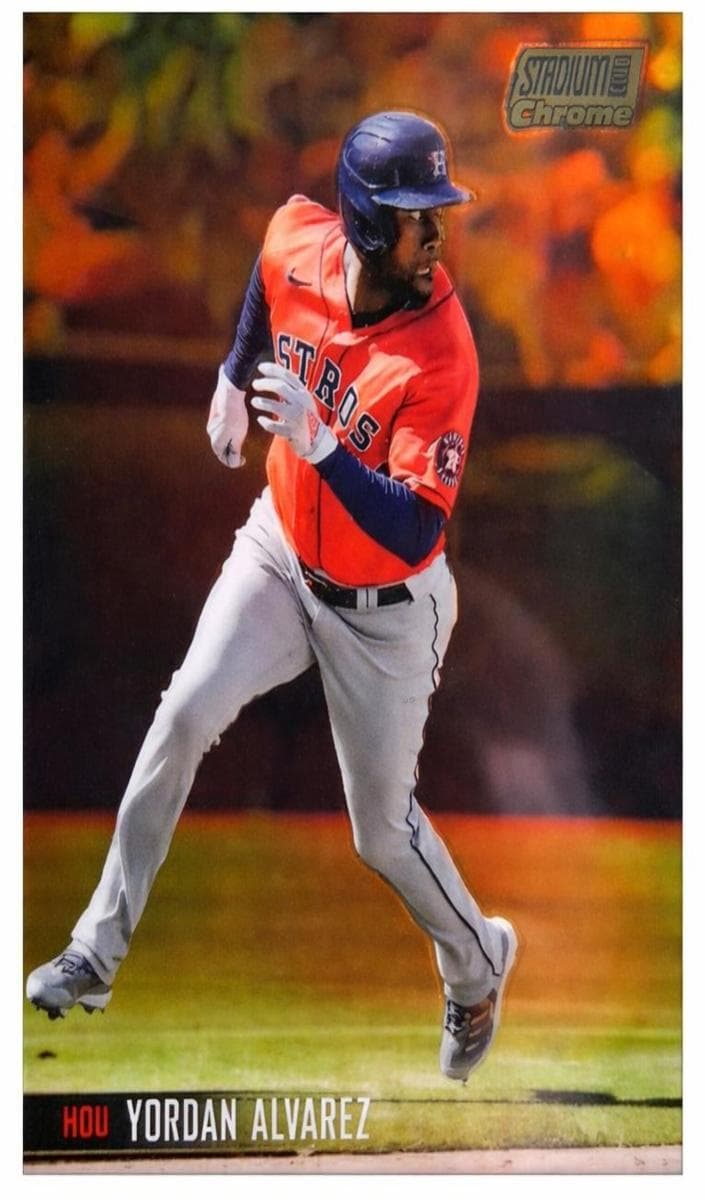 Yordan Alvarez 2021 unknown Stadium Club Chrome