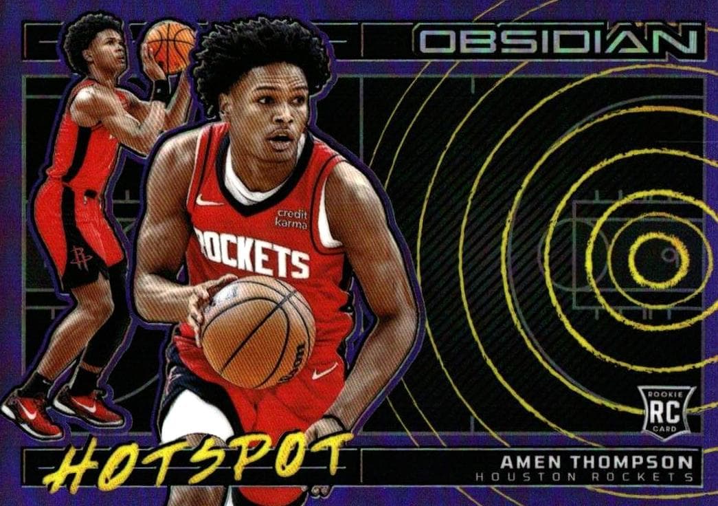 Amen Thompson 2023 panini Panini Obsidian