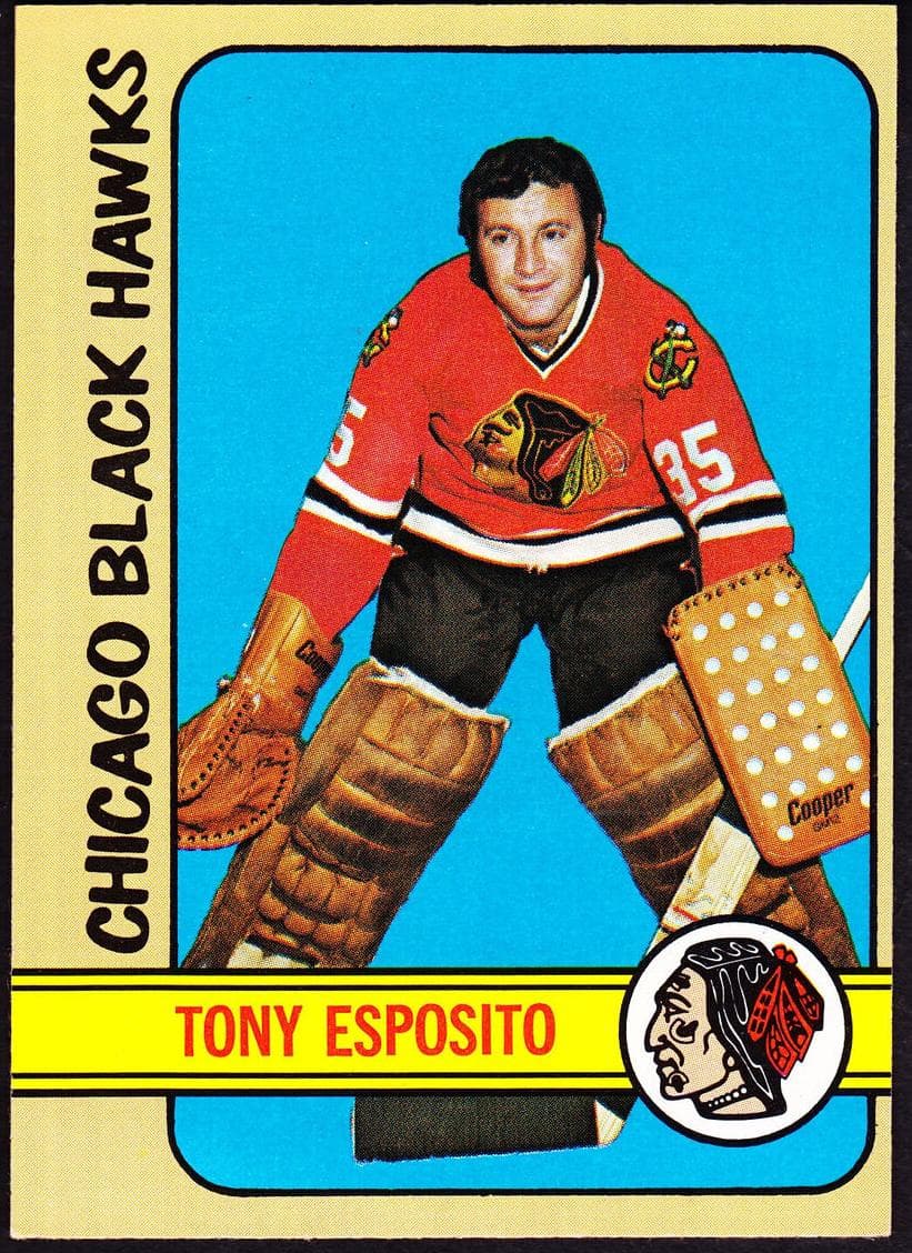 Tony Esposito 1972 topps Topps