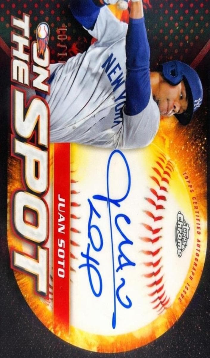 Juan Soto 2024 topps Topps Chrome